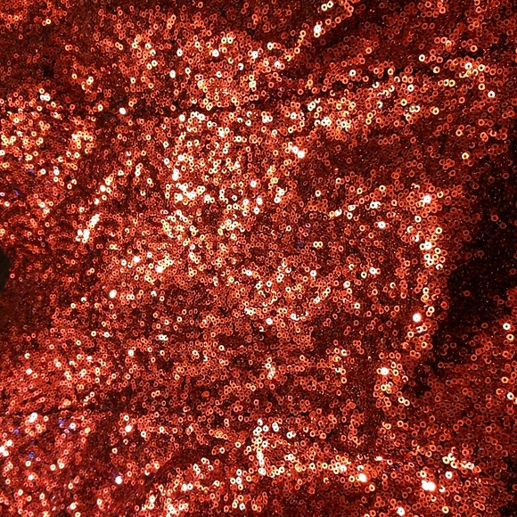 NWT Guess ruby red sequin sweetheart dress - Picture 12 of 13